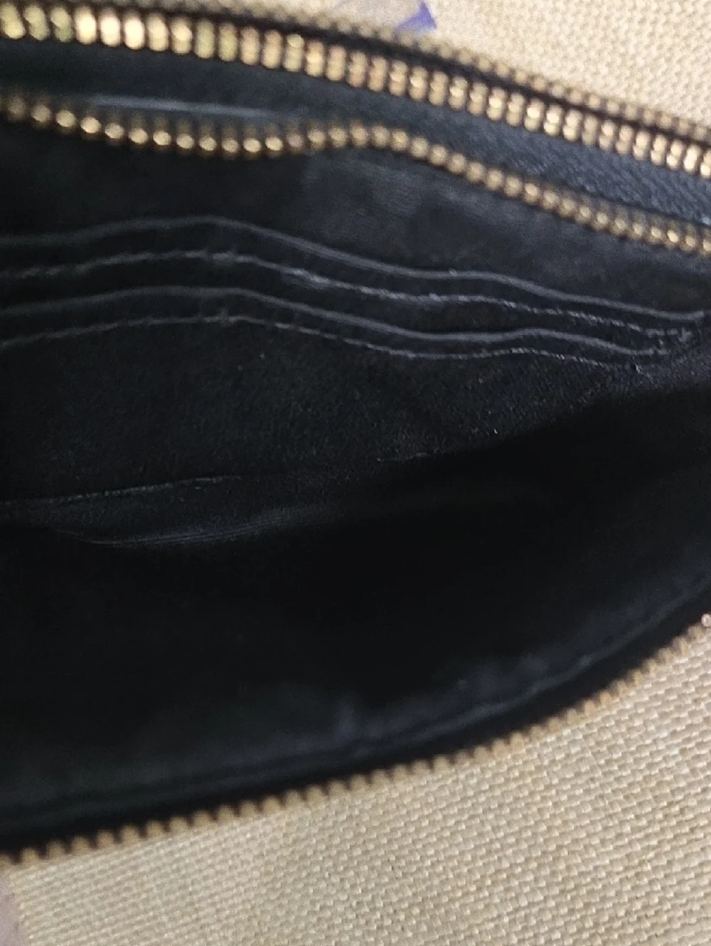 Coach Brown & Black Double Zip Wristlet - Picture 5 of 10